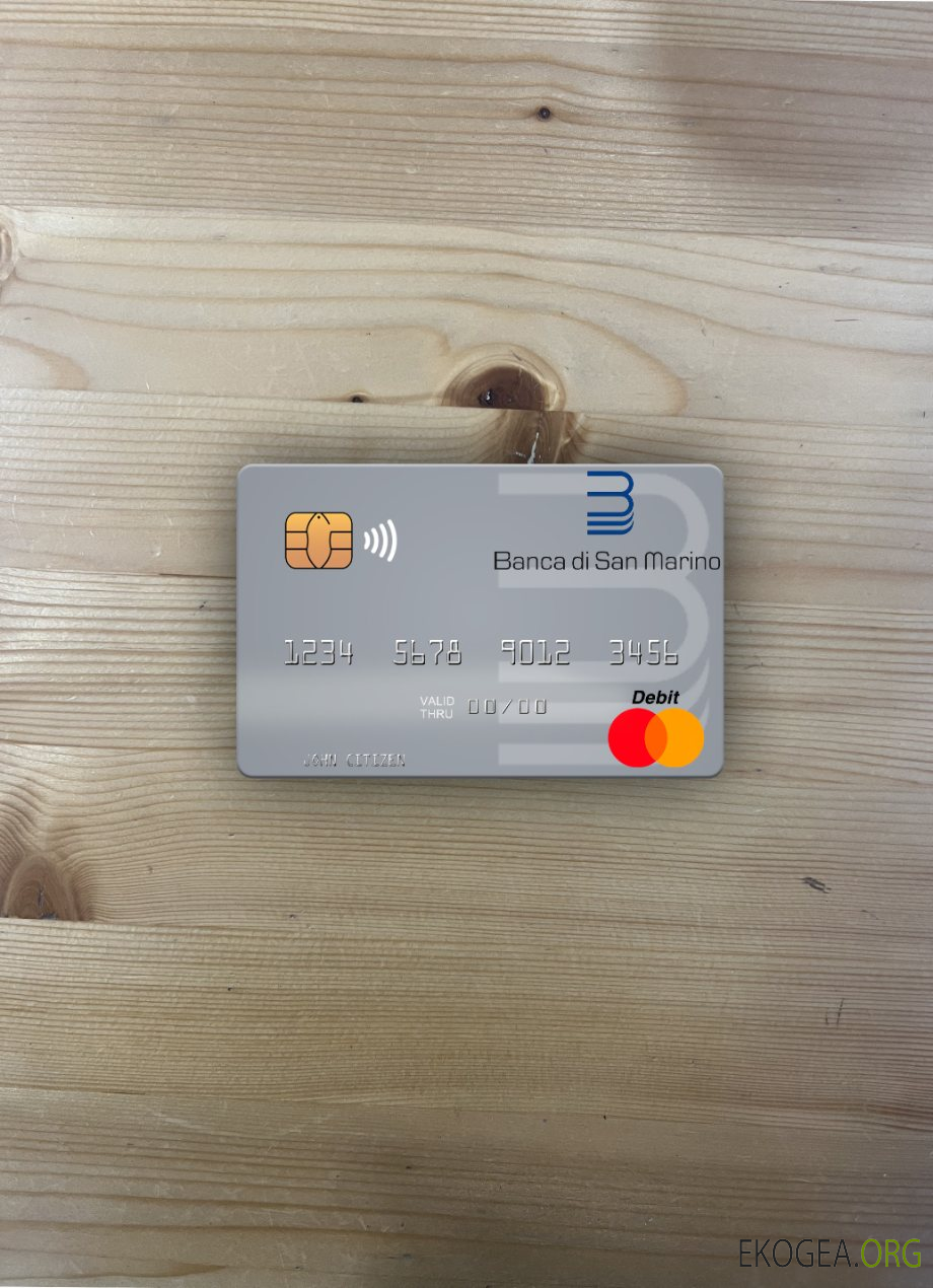 Saint , Marin Banca di San Marino mastercard photolook recto